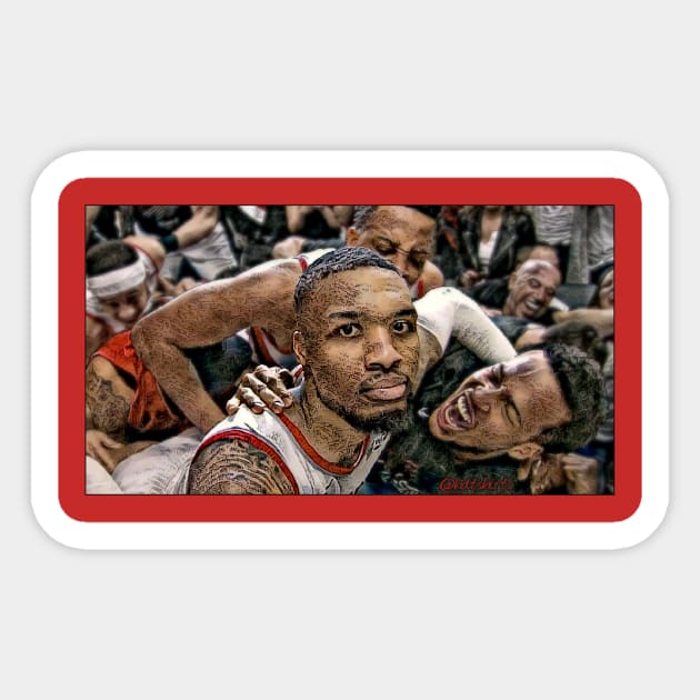 Dame Time Sticker by HoopDynastees